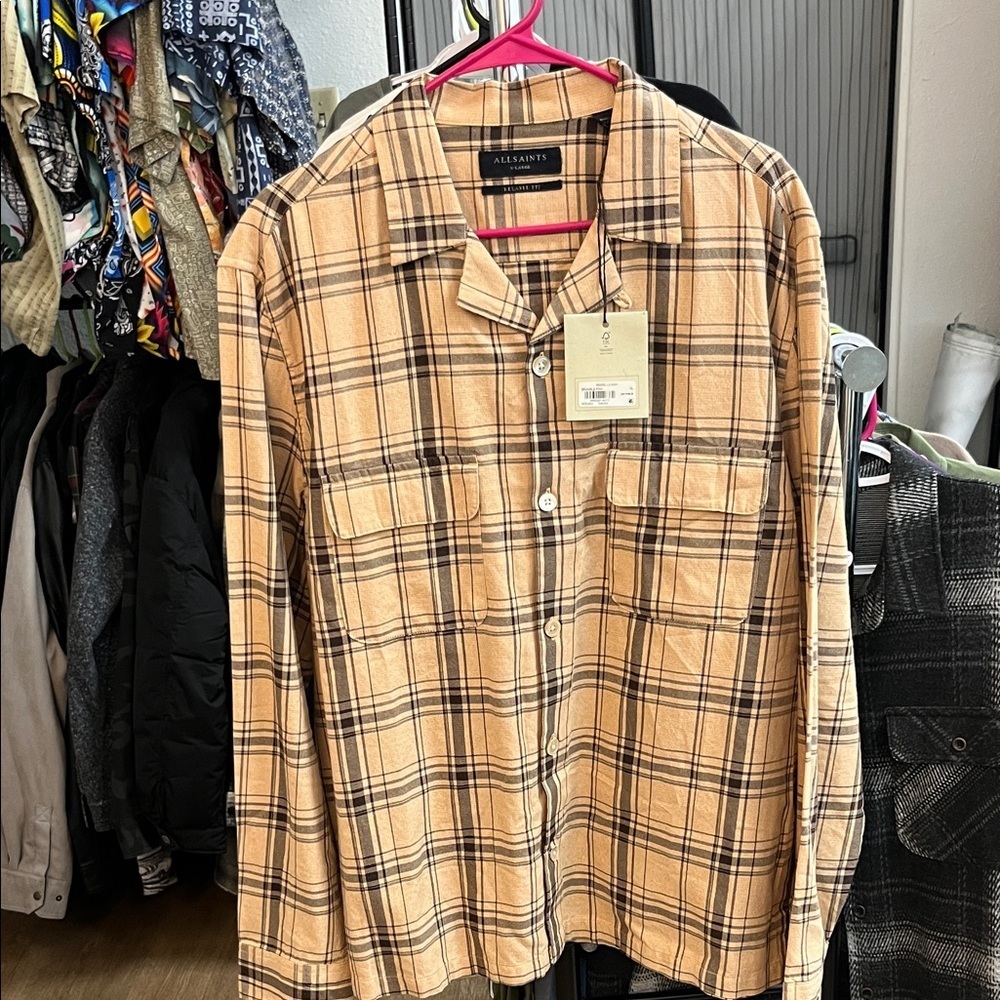 All Saints Plaid  Shirt